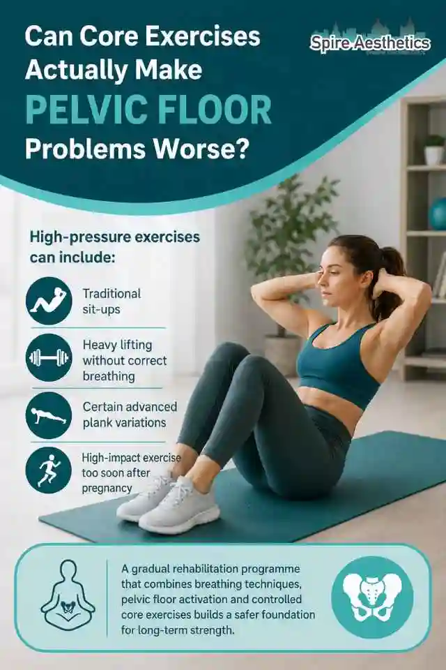 Can Strengthening Your Core Alone Actually Make Pelvic Floor Problems Worse Essex?